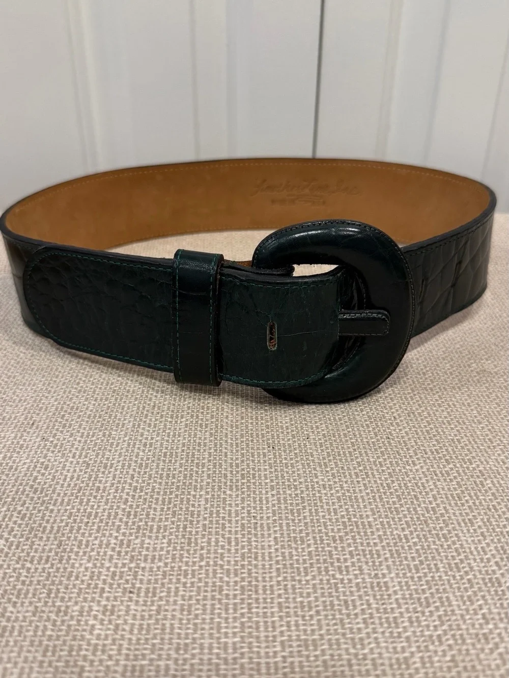 Vintage Another Line Green Belt Made In USA Size S Women’s